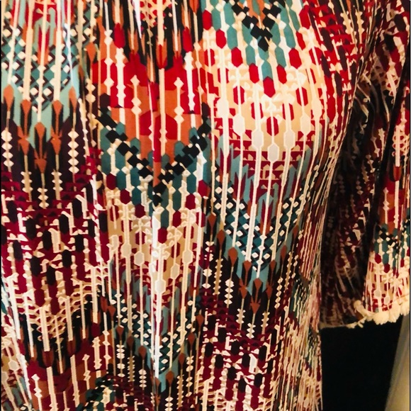 GORGEOUS DROP NECK DRESS DETAIL ON SLEEVES MIDI - Picture 10 of 12